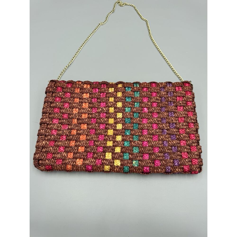 Colorful Woven Purse Shoulder Bag - Picture 6 of 7